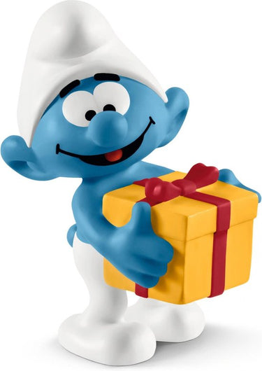 Diamond Painting Lolsmurf met cadeautje met Ronde steentjes 100x70cm - Beste Kwaliteit